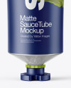 Matte Sauce Tube Mockup