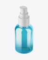 Cosmetic Bottle With Pump Mockup - High-Angle Shot Cosmetic Bottle With Pump Mockup - High-Angle Shot