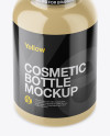 Glossy Bottle With Pump Mockup - High-Angle Shot Glossy Bottle With Pump Mockup - High-Angle Shot