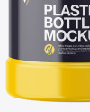 Glossy Plastic Bottle Mockup