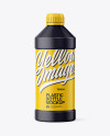 Matte Plastic Bottle Mockup