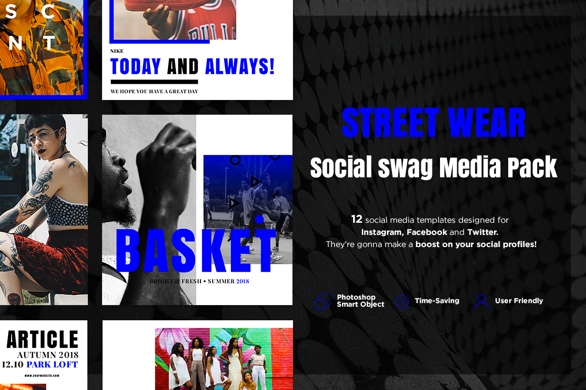 Street Wear Social Swag Media Pack