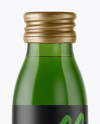 Green Glass Drink Bottle Mockup Green Glass Drink Bottle Mockup