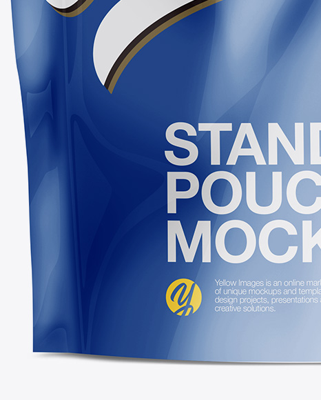 Stand Up Pouch Mockup - Front View