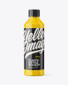 Glossy Plastic Bottle Mockup