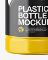 Glossy Plastic Bottle Mockup