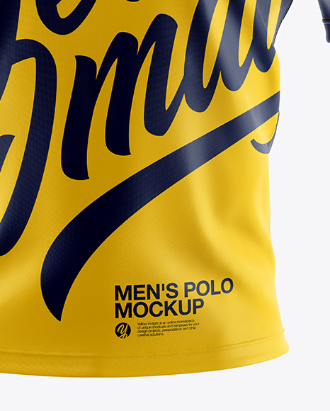 Men's Polo Mockup - Front View