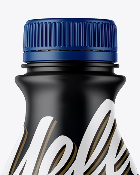 Matte Yogurt Bottle Mockup