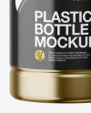 Metallic Plastic Bottle Mockup