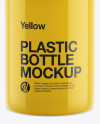 Glossy Plastic Bottle Mockup