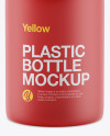 Matte Plastic Bottle Mockup