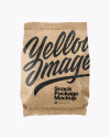 Kraft Paper Snack Package Mockup