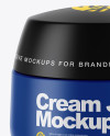 Matte Cream Jar Mockup