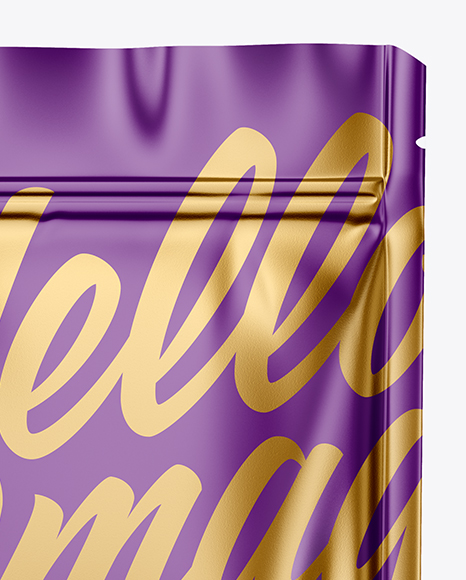 Matte Stand-Up Pouch Mockup