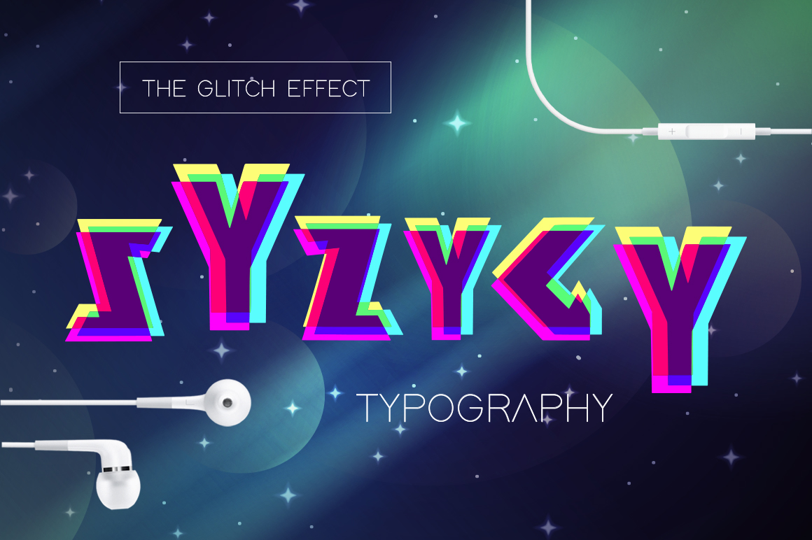 SYZYGY - The Glitch Effect Typography SYZYGY - The Glitch Effect Typography