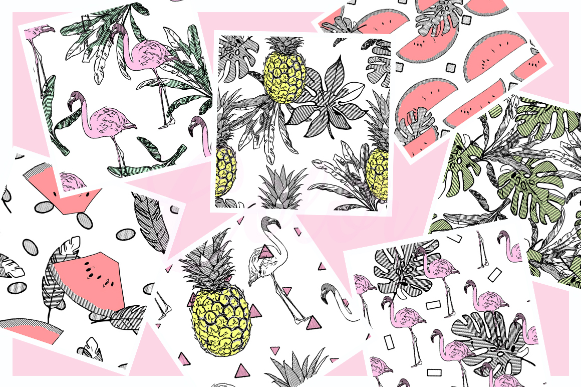 Tropical Seamless Patterns