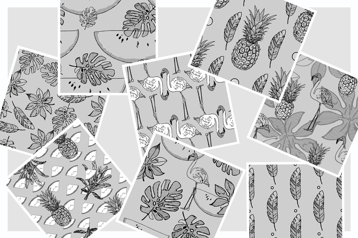 Tropical Seamless Patterns