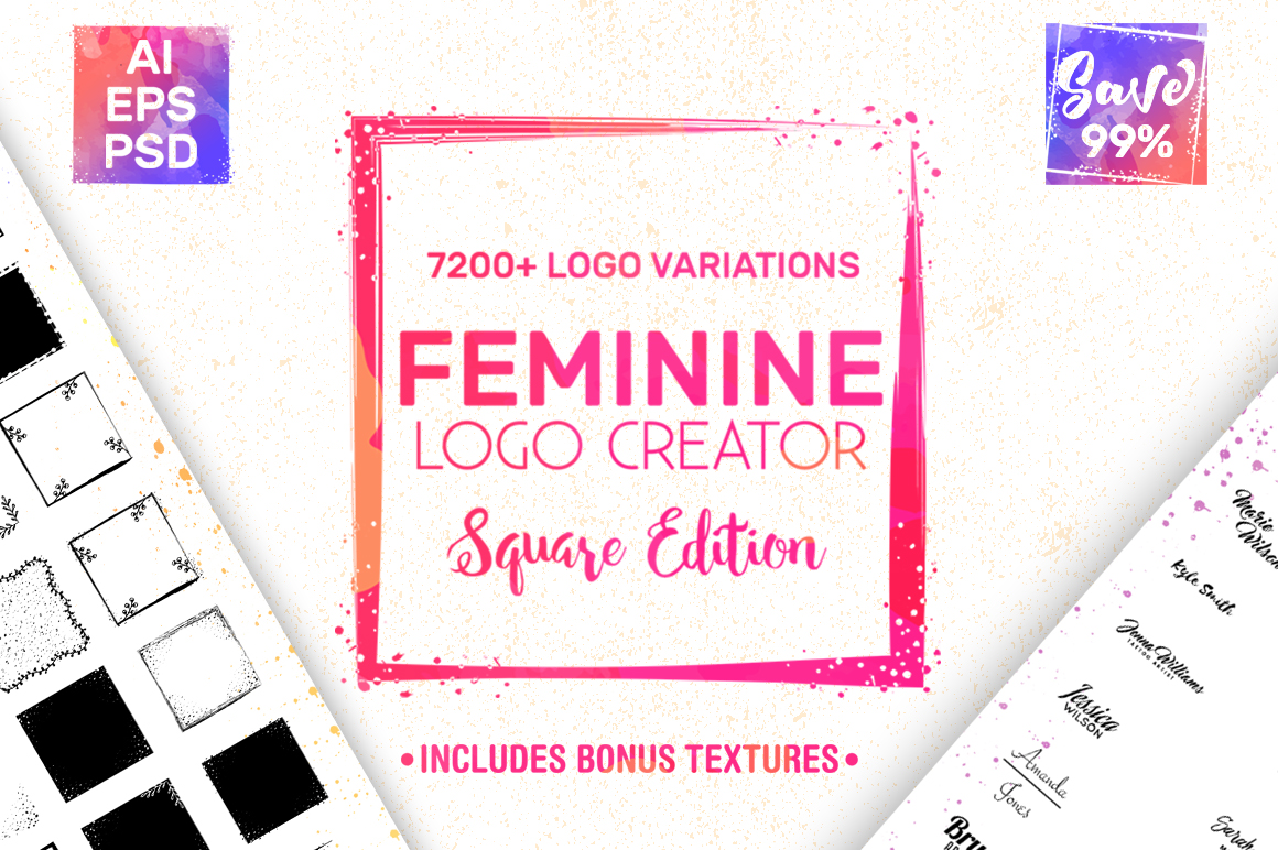 Logo Creator kit - Square Edition