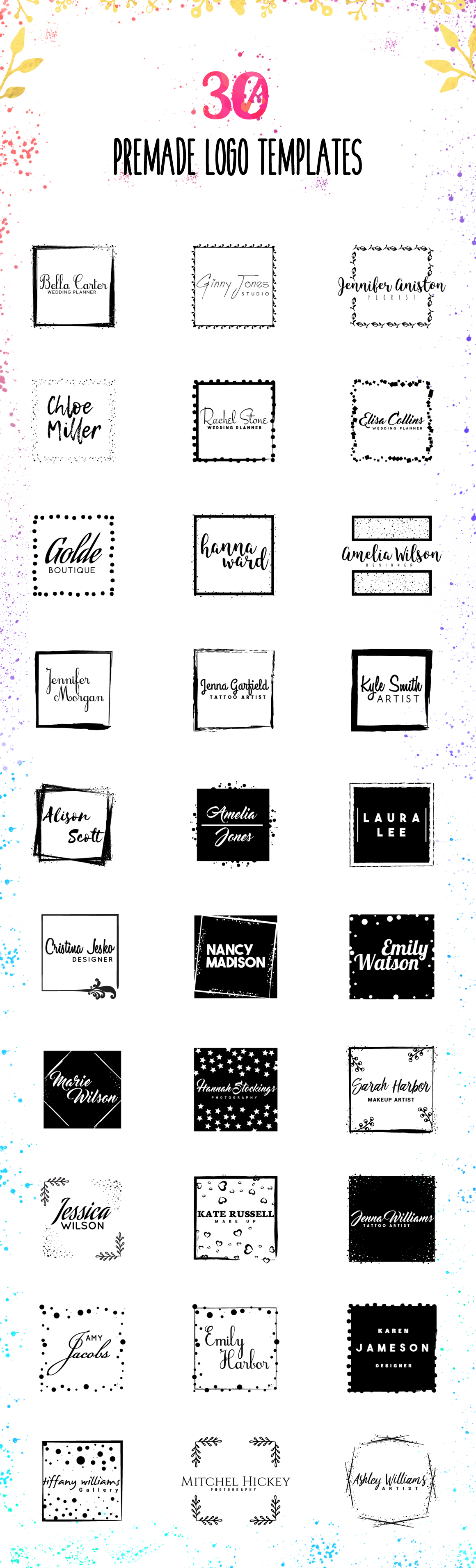 Logo Creator kit - Square Edition