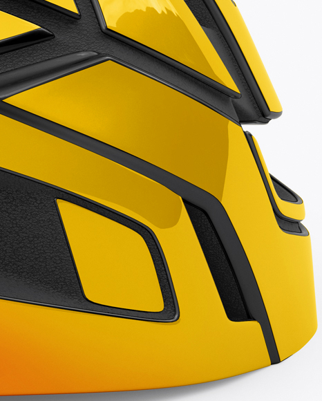 Cycling Helmet Mockup - Side View