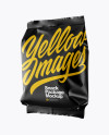 Matte Snack Package Mockup - Half Side View