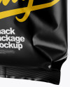 Matte Snack Package Mockup - Half Side View