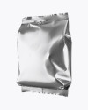 Metallic Snack Package Mockup - Half Side View