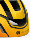 Cycling Helmet Mockup - Half Side View