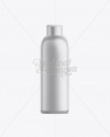 White Plastic Cosmetic Bottle with Cap - 150 ml