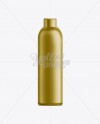 Gold Plastic Cosmetic Bottle with Cap - 300 ml