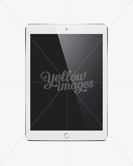 Apple iPad Air 2 Silver Mockup - Infinity Bundle