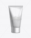 White Plastic Cosmetic Tube With Cap - 50ml