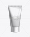 White Plastic Cosmetic Tube With Cap - 50ml