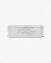 Round Tin Can Mockup - Eye Level Shot