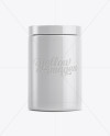 Plastic Protein Jar Mockup