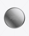 Double Wall Metallic Jar Mockup