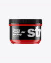 Glossy Plastic Jar Mockup