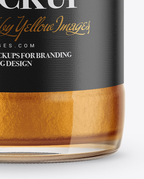 Glass Bottle Mockup - Front View Glass Bottle Mockup - Front View