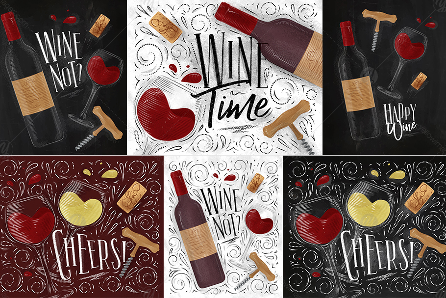 Vintage Wine Posters