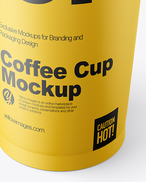 Closed Coffee Cup Mockup