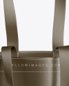 Bag With Wine Bottle Mockup - Front View