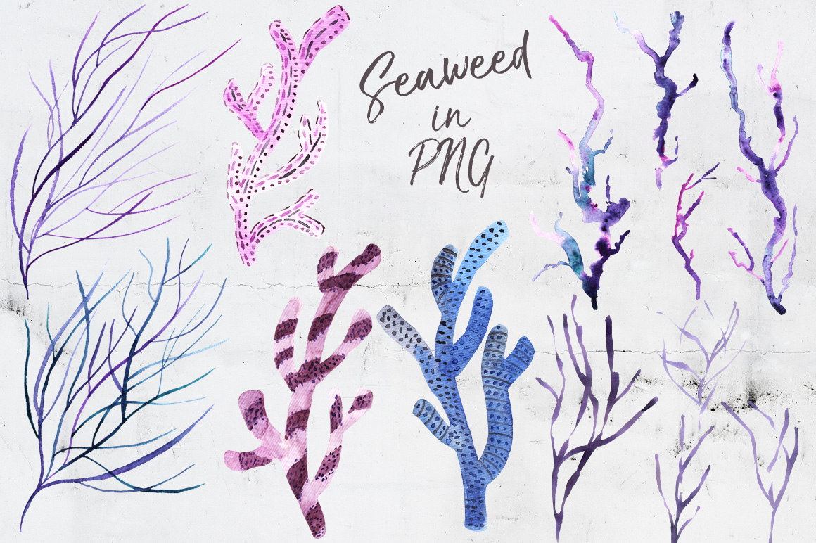 Tribal Fish - watercolor set Tribal Fish - watercolor set