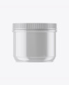 Glossy Plastic Jar Mockup