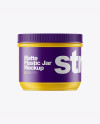 Matte Plastic Jar Mockup