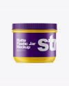 Matte Plastic Jar Mockup