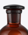 Amber Glass Bottle Mockup Amber Glass Bottle Mockup