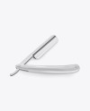 Straight Razor With Glossy Handle Mockup