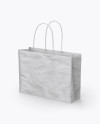 Kraft Paper Bag Mockup - Half Side View