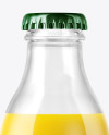 180ml Orange Juice Bottle Mockup