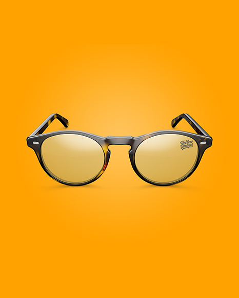 Sunglasses Mockup - Front View (High Angle Shot)